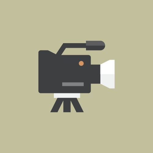 Ilustración de una cámara de video